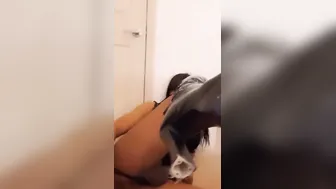 Fucking myself with a 11” sex toy