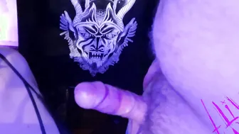 Thick gothic girlfriend is hungry for penis down her throat