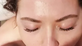 TRYING TO DEEP THROAT A big black cock - CUM ON MY BOOTY