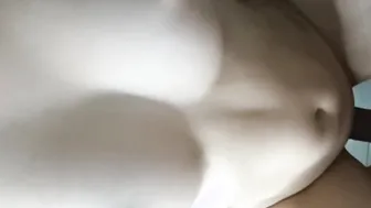 Oral sex and fucking into the living room of the apartment