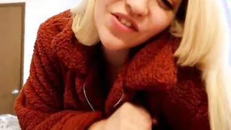 Fuzzy Sweater Hand Job