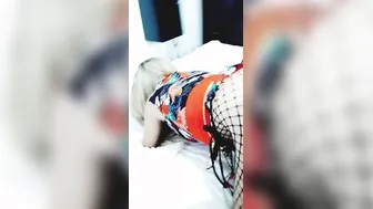 Ninja chick gets trained