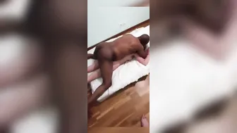 African dude on white freaky sluts fucking her rough