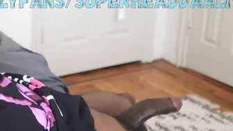 SUCKING OFF ON 1 OF MY FAVORITE HUGE COCKS