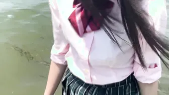Sex at the hotel after dating at the sea. A rich kiss with mature bro. The technique of oral sex is