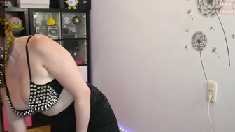 Goth heavy metal sluts with spikes into the bra