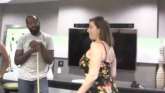 Pool Players Sara Jay and Nicky Ferrari Handle A Thick Stick
