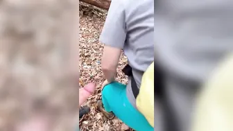 Head and Banged Outdoor at Stream