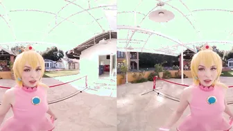 Blonde 18 Yo Lilly Bell as PRINCESS PEACH Wants To Be MARIO TENNIS ACE VR Porn