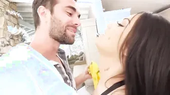 Booty Babe's Sloppy Threesome - Double Penetration & Facial