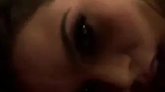 Bukkake boned whore takes cumshots