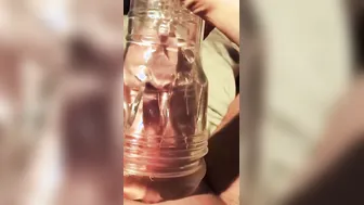 FeetingMe Compilation 04 - Toes fisting my man and masturbate with Fleshlight