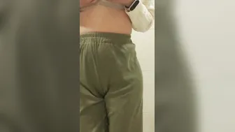 Desperate peeing holding wetting myself and cumming through my favorite pant