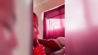 BUSTING ON HER AMAZING FACE