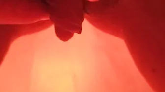 Close up gigantic erect clitoris masturbation ftm
