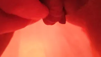 Close up gigantic erect clitoris masturbation ftm