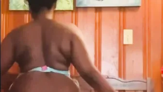 Fat butt African ride the nailed out of MY PENIS