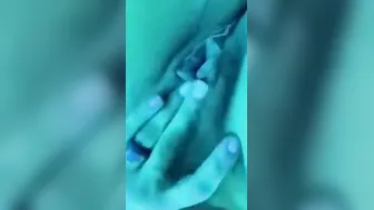 Vanilla play into the stand up tanning bed