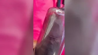 Big Black Dick jerking off and use a dick pump before cum