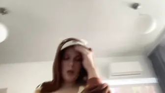 My BF fucks me into the booty and mouth with his gigantic cock