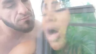 He loves that gigantic african booty a bit too much - african porn