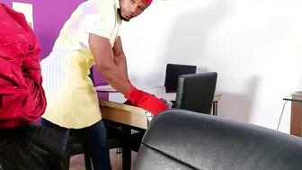 Black businesswoman old and Bae with huge booty into need of sex is seduced and screwed by a young stud