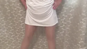 Beauty White Sheer Slip