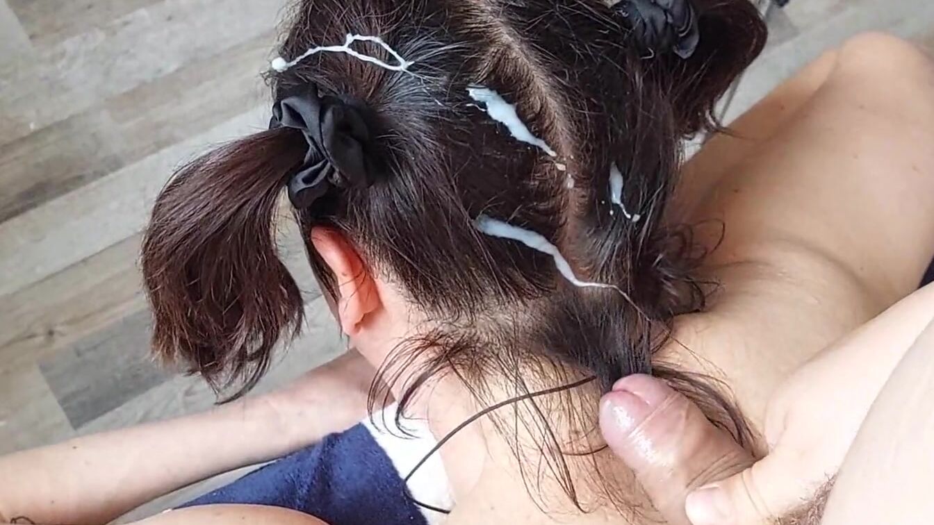 Ponytail Hair Porn - CUM ON PONYTAIL 4kPorn.XXX