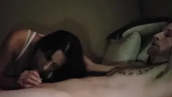 Milf blows and fucks young rough dick