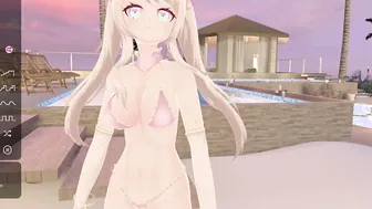 Virtual animated waifu sex machine orgasms