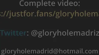 Heterosexual dude returns to gloryhole to gotten milked.