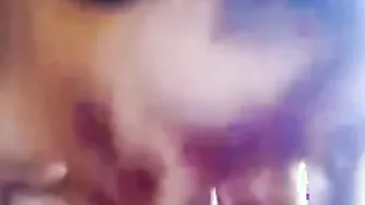 Candi blowing on her man’s big dick