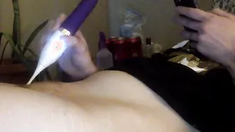 ginger edges with a new toy