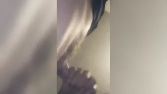 Blowing a white penis and swallowing his nut