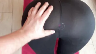 Fitness anal. My friend inserted an anal plug and started having fun sports and at that time I nailed