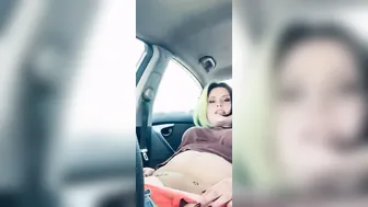 Shego Milf masturbates inside outside inside vehicle