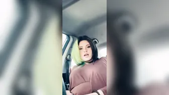 Shego Milf masturbates inside outside inside vehicle