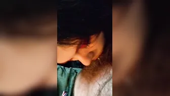 Deep throating hubbys yummy dick