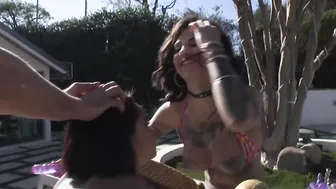 Dick-Dig Gals Bonnie Rotten  Skin Diamond Got Stuffed With THICK DICK + GIGANTIC SEX TOYS