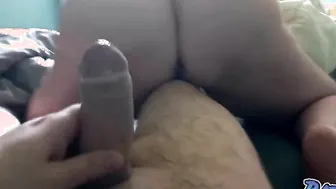 I jerk off and cum while watching my stepmom masturbate