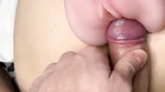 Fuck his GFs vagina and sex sex toy.