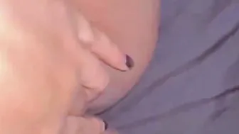 Hispanic W Big Tits N Booty Finger Fuck Her Vagina After A Long Day At Work N School ;)