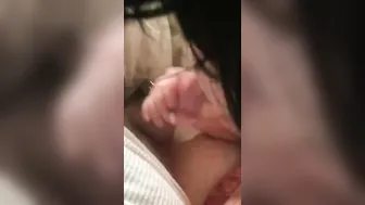 Bbw tinder skank slurps on huge penis