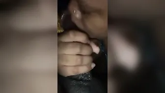 My Gf Cougar Snuck Into The Room While Her Daughter Went To Store (Sloppy Butt Fellatio)