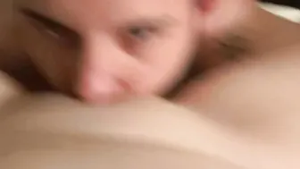 Daddy eats me out and makes me cum