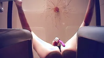 Katya Clover is squirting non stop on a glass table (teaser)