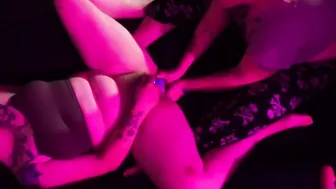 two Dildos one Toy - Quick Noisy Anal Orgasm (W Aftercare)