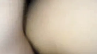 I was surprised to watch that she started to salivate on her butt all by herself... At that moment I