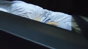 Caught chick masturbating inside hostel on bottom bed