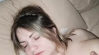 An unfaithful hubby touches his step daughter imperceptibly jerks off a penis while her mother is resting right next door there